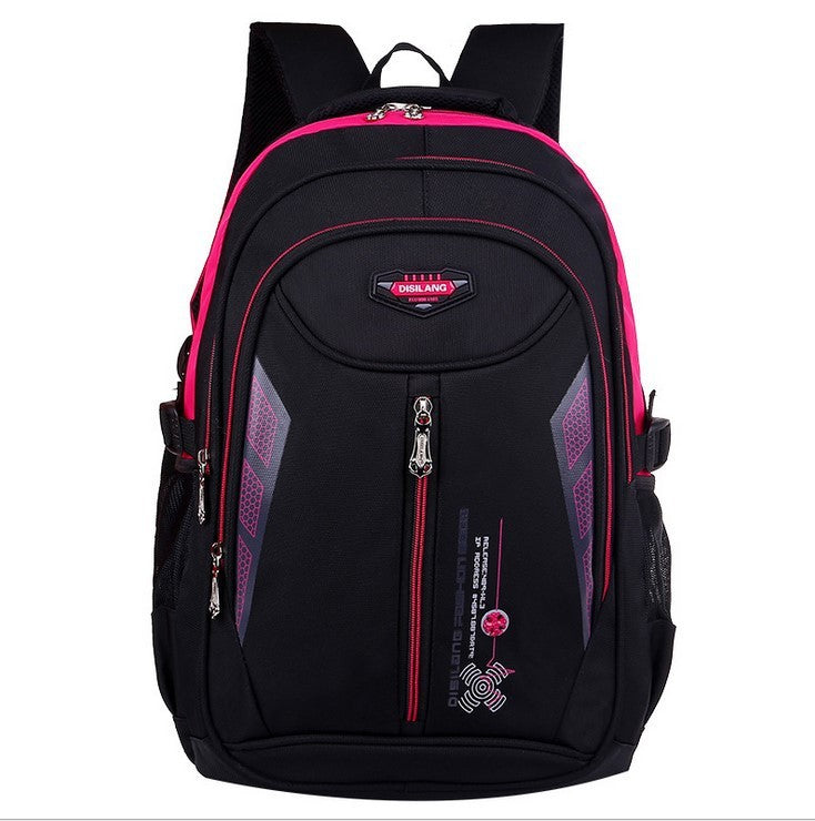 New Children's Backpack Junior High School Students' Schoolbag Leisure Double Shoulder Bag - souqmart