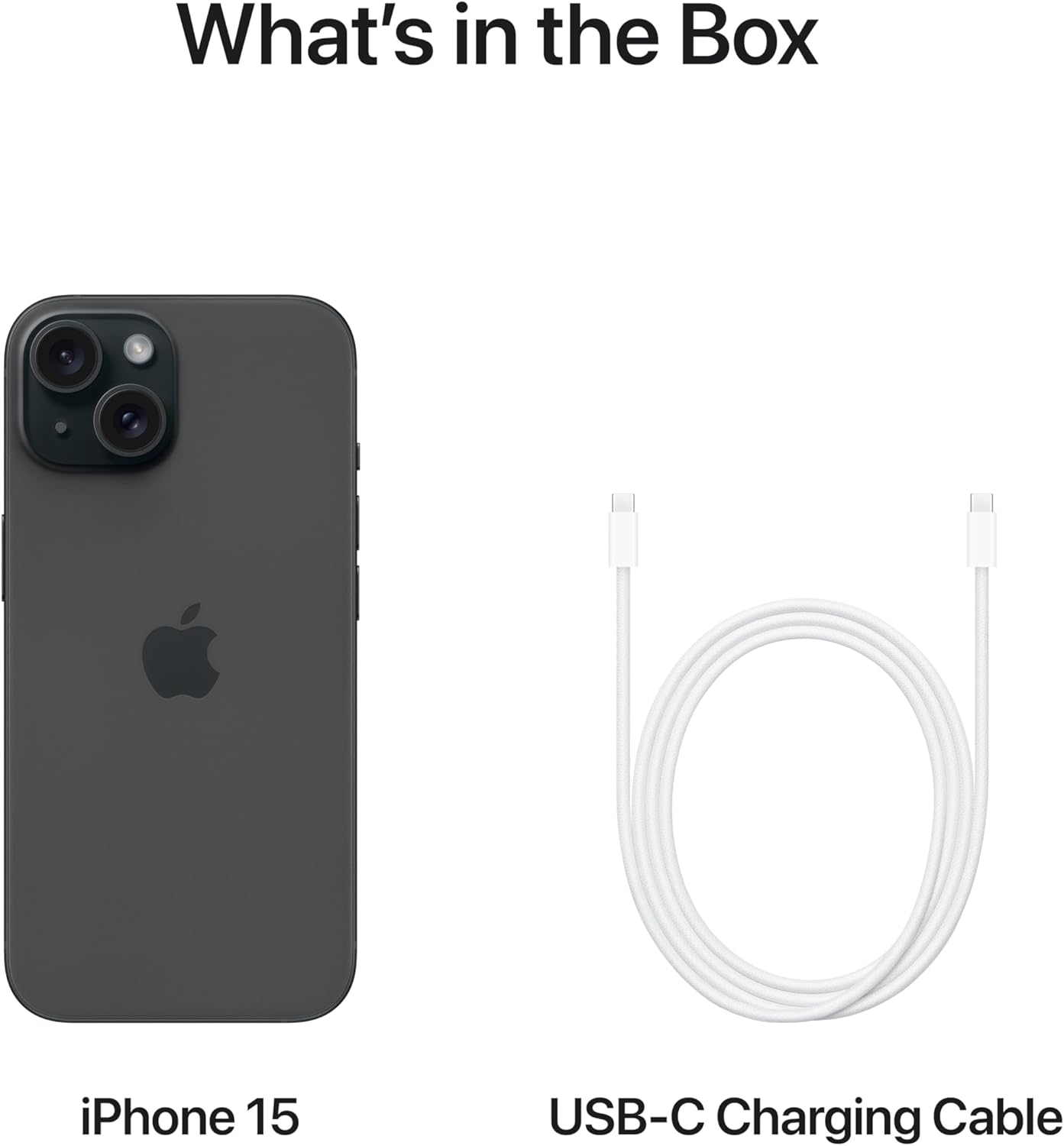 Apple iPhone 15 (128 GB) - Black