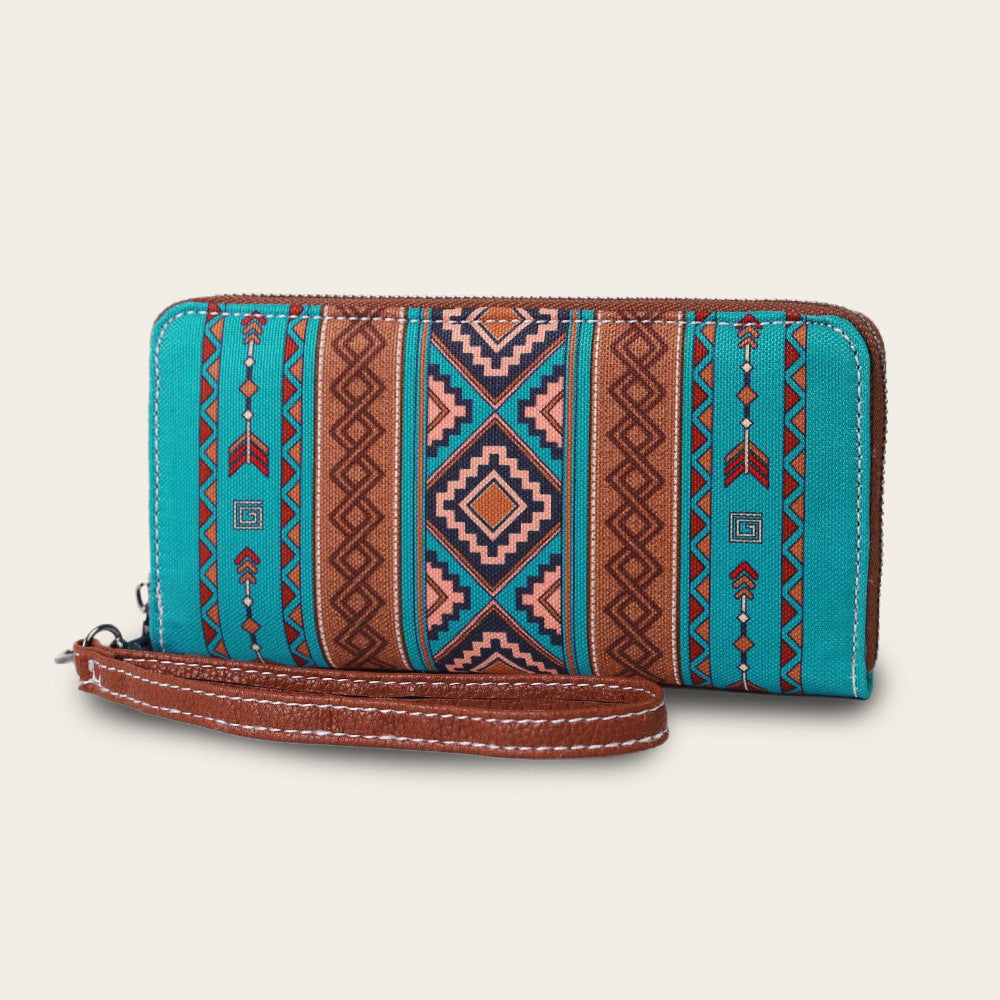 Bohemian Wind Belt RFID Wallet Retro High Sense