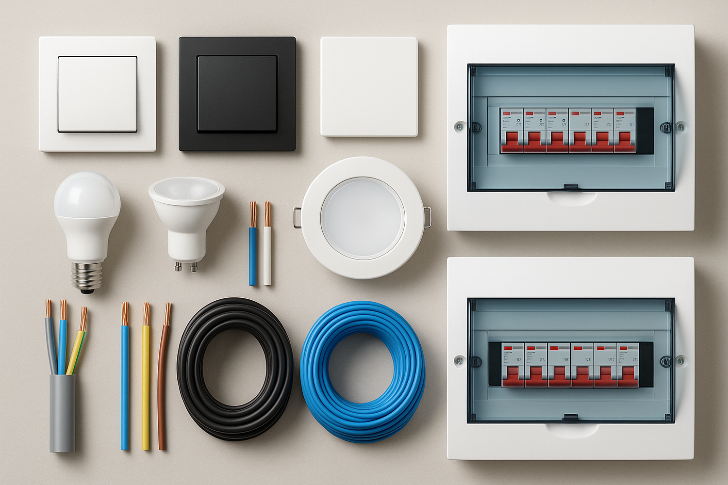 Electrical Items (Switch,light,Cables..etc)