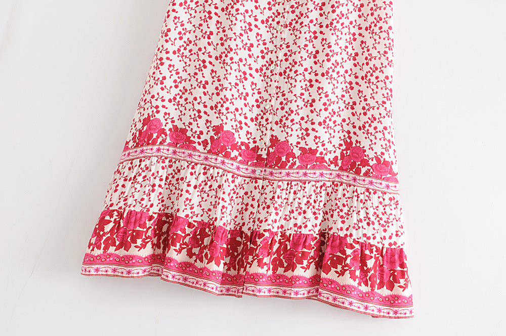 Women's holiday style long skirt