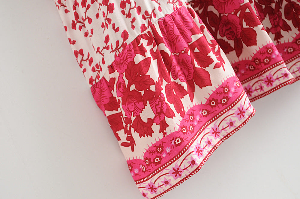 Women's holiday style long skirt