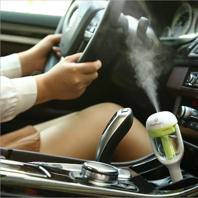 Car Humidifier Air Purifier Freshener Essential Oil Diffuser - souqmart
