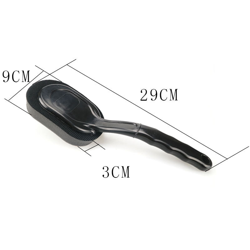 Car tire waxing long handle sponge brush - souqmart