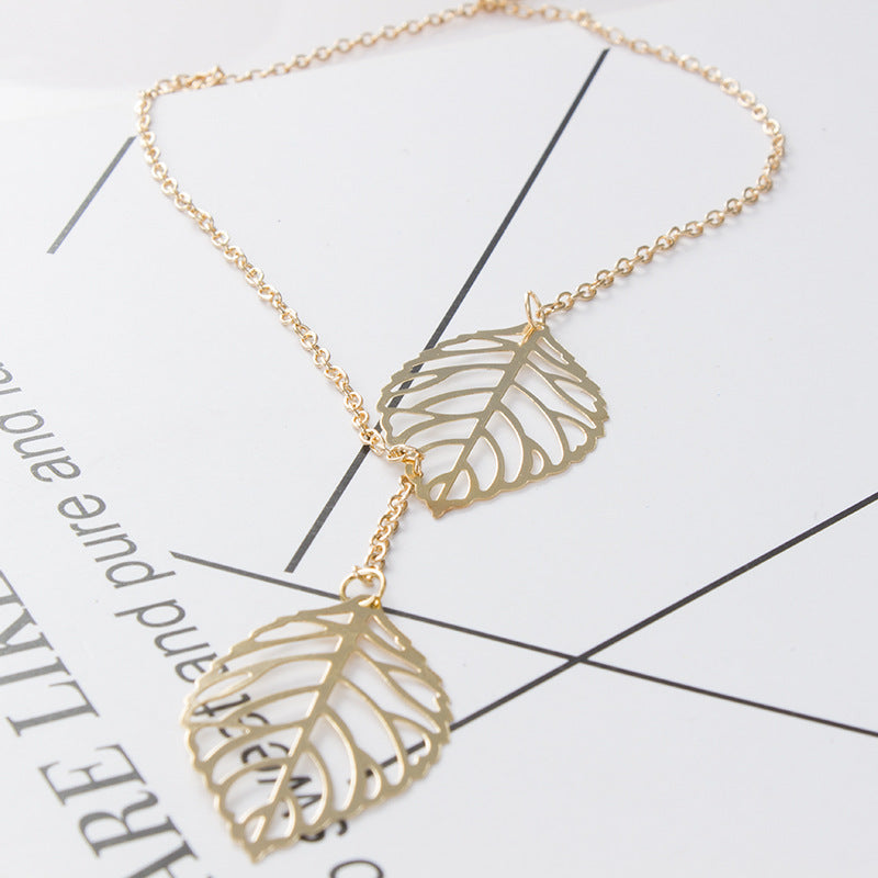 Leaf Necklace - souqmart