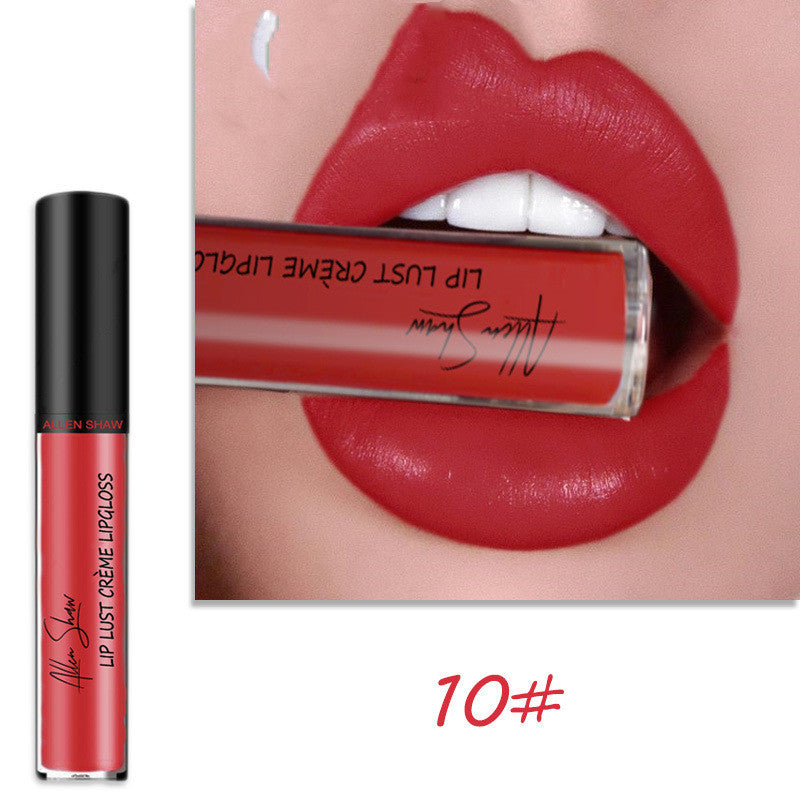 Silky Cream Texture Lip Gloss Aliexpress Shopee Cross-Border Exclusive Lip Glaze Lip Gloss Lipstick - souqmart