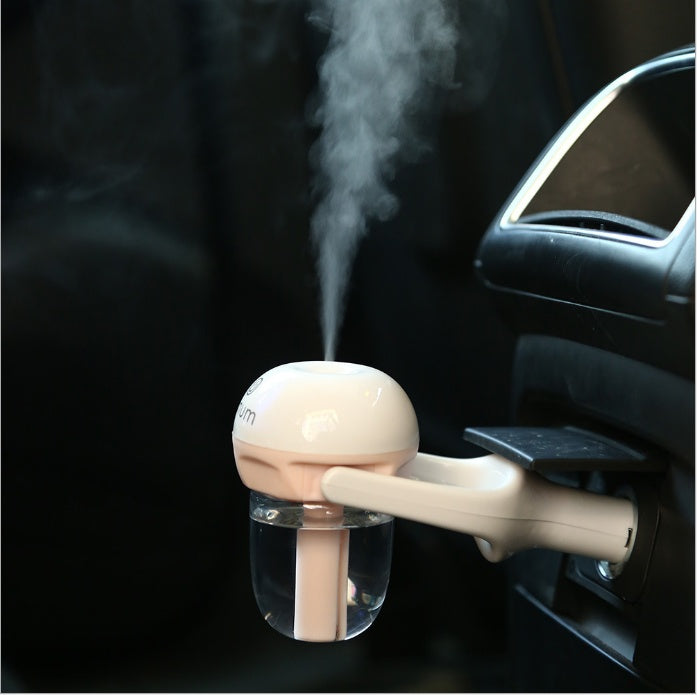 Car Humidifier Air Purifier Freshener Essential Oil Diffuser - souqmart