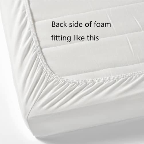 Soft Moon Printed Fitted Bedsheet Single 90x190x20 Washable Cotton Fabric. Premium Fitted Bedsheet with 2 Pillows Case 75x50 cm with Prime Elastic Material.(Small Single)