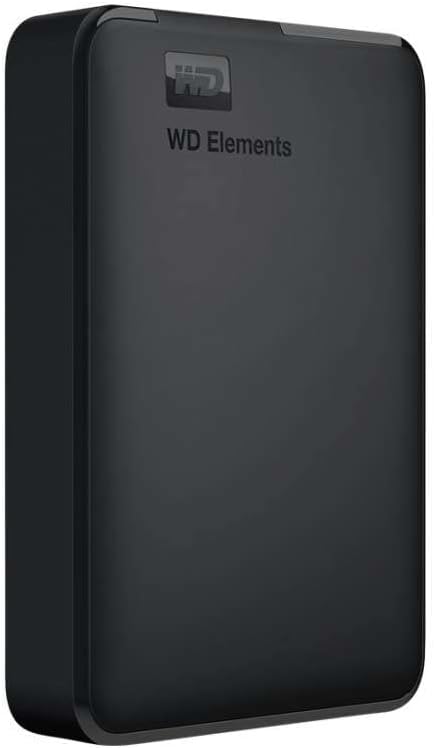 WD 2TB Elements Portable External Hard Drive USB 3.0 for PC - Black - WDBU6Y0020BBK-WESN