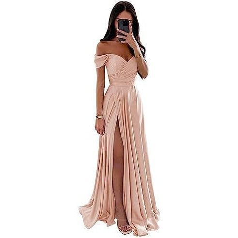 Banquet Temperament Concert Solo Bridesmaid Dress - souqmart