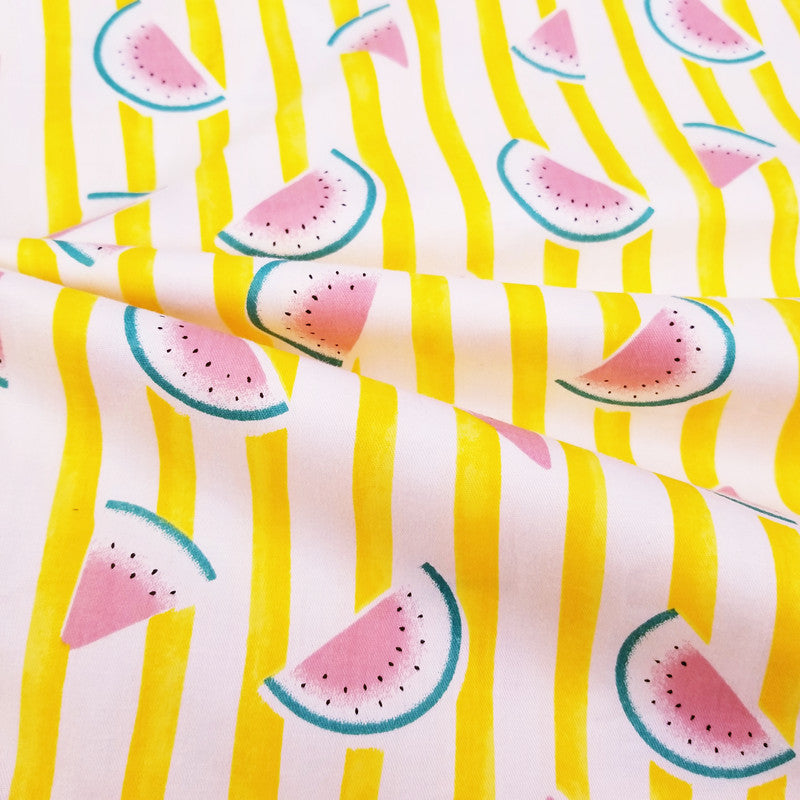 Cotton printed twill fabric - souqmart