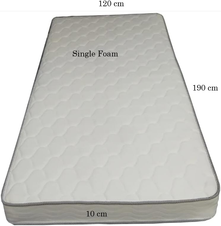 Soft Moon Printed Fitted Bedsheet Single 90x190x20 Washable Cotton Fabric. Premium Fitted Bedsheet with 2 Pillows Case 75x50 cm with Prime Elastic Material.(Small Single)