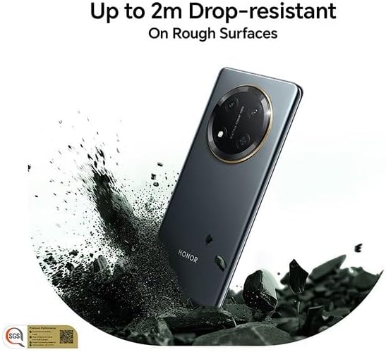 HONOR X9c 5G Dual SIM (12GB RAM, 256GB Storage) | 108MP Triple Camera | 6.78" AMOLED 120Hz Display | 6600mAh Battery | Android 14 (Titanium Black)