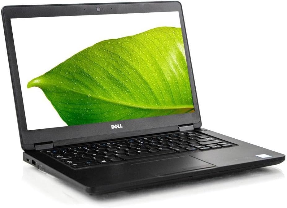 Dell (Refurbished) Latitude 5480 Business Laptop, 14 Inch Hd, Intel Core 7Th Generation I5-7300U, 8Gb Ddr4, 256Gb Ssd, Webcam, Windows 10 Pro, Black