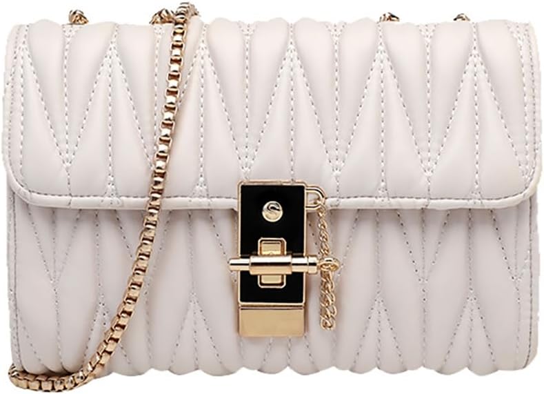 Crossbody Shoulder Bag for Women, PU Leather Shoulder Handbags Women Ladies Chain Wallet Purses