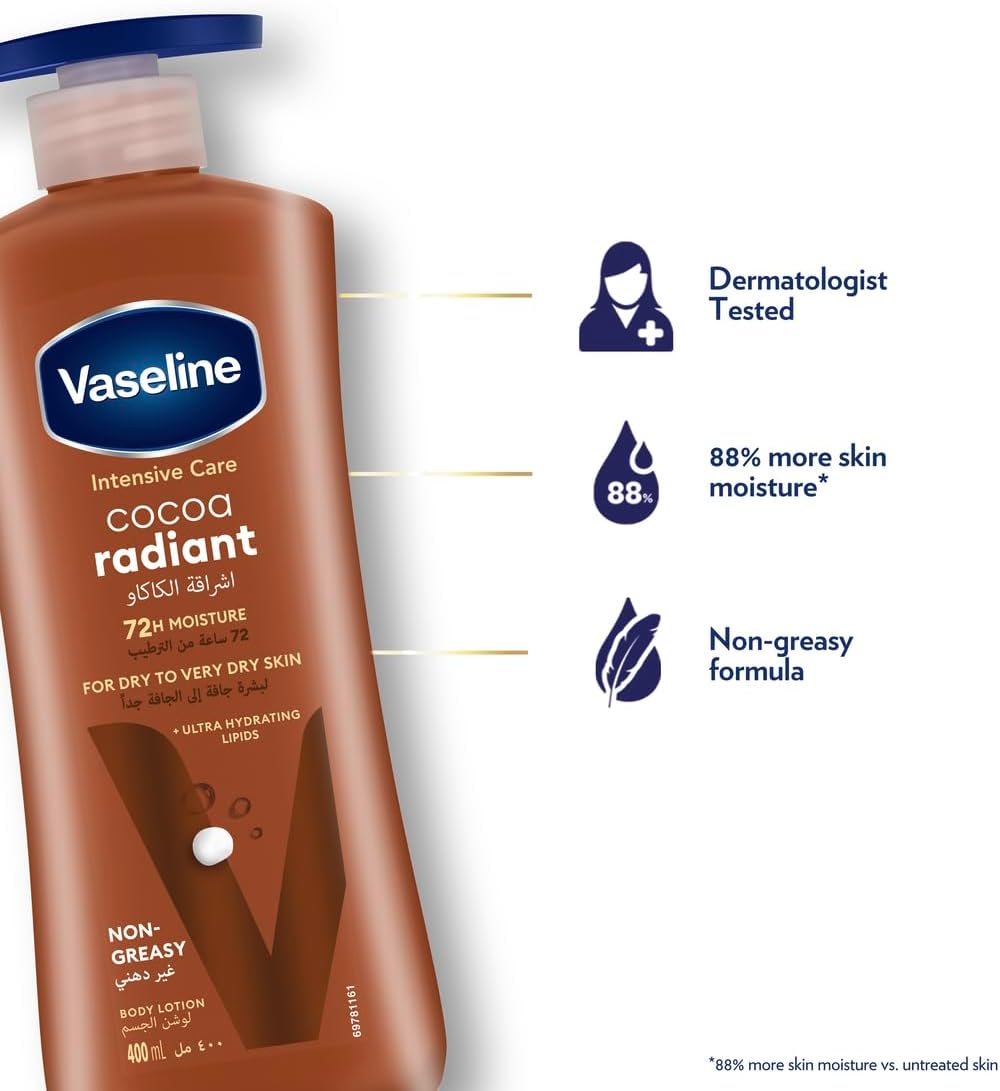 Vaseline Intensive Care Body Lotion Cocoa Radiant 725ml
