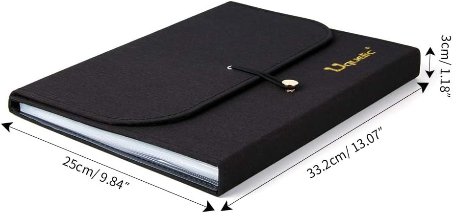 A4 Expanding File Organiser, 26 Pockets Expandable Filling Boxes Documents Organiser, Concertina File Expanding for Filing Folder, Portable Rainbow Files Wallets Plastic Bills Storage Bag (Pink)