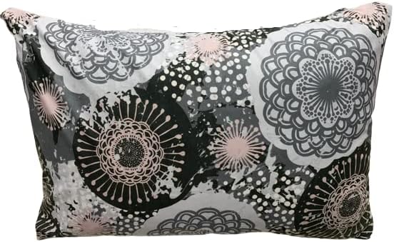 Sleep Well 90 GSM Bedsheet with Pillow Case (Blue & Pink Diamond Design, Single)