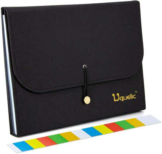 A4 Expanding File Organiser, 26 Pockets Expandable Filling Boxes Documents Organiser, Concertina File Expanding for Filing Folder, Portable Rainbow Files Wallets Plastic Bills Storage Bag (Pink)