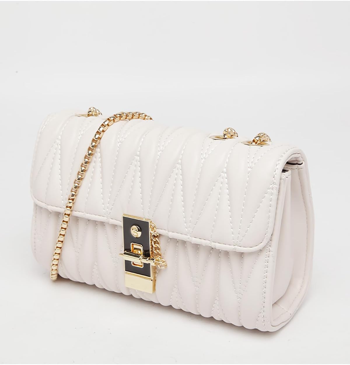 Crossbody Shoulder Bag for Women, PU Leather Shoulder Handbags Women Ladies Chain Wallet Purses