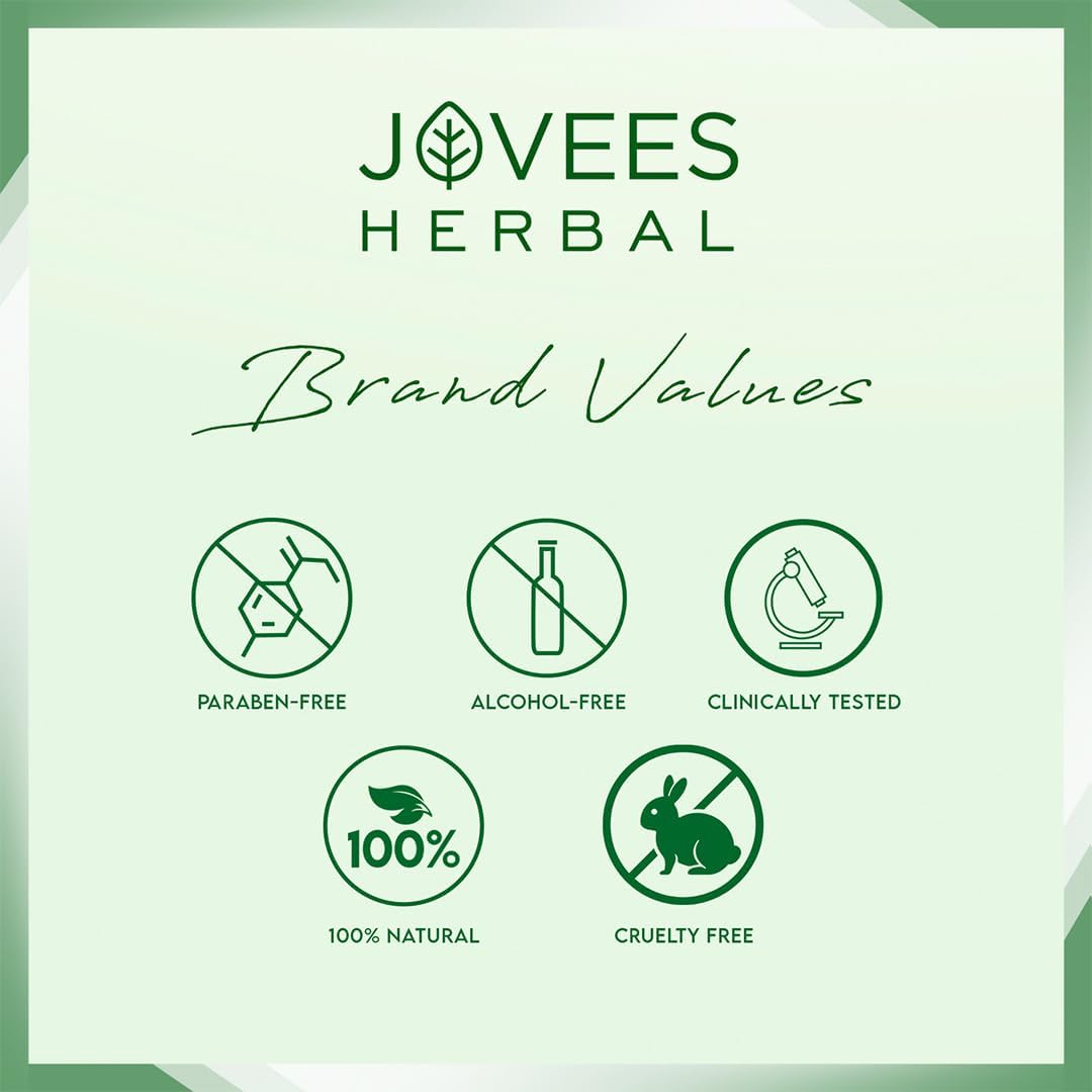 Jovees Herbal Tea Tree Oil Control Face Wash | For Women/Men | For Oily & Acne Prone Skin | With Vitamin E & Tea Tree Oil | Prevents Pimple & Acne Breakout 120 ML