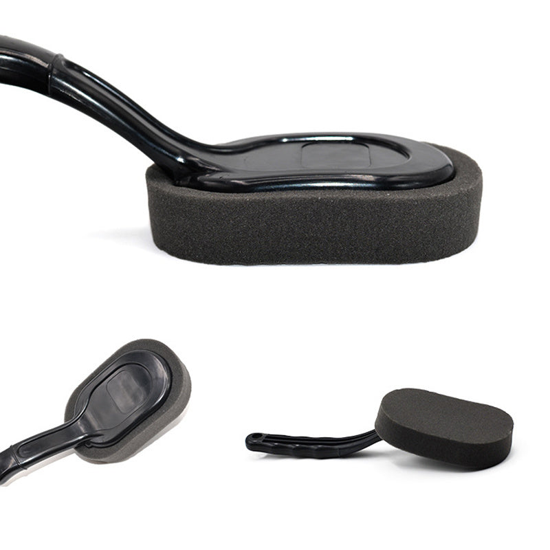 Car tire waxing long handle sponge brush - souqmart