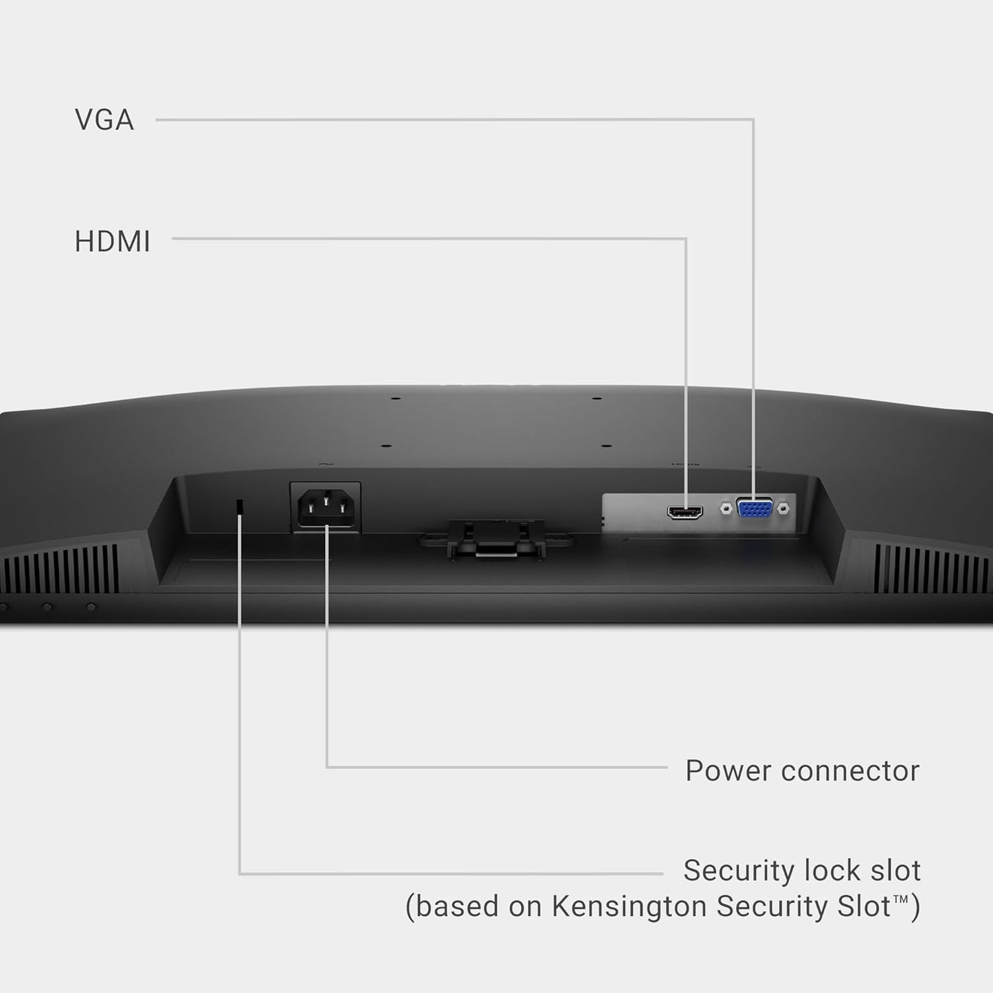 Dell 24 Monitor - SE2425HM, Full HD (1920x1080), 100Hz, IPS, 5ms, VESA (100x100mm), HDMI, VGA, 1 Year Warranty, Black