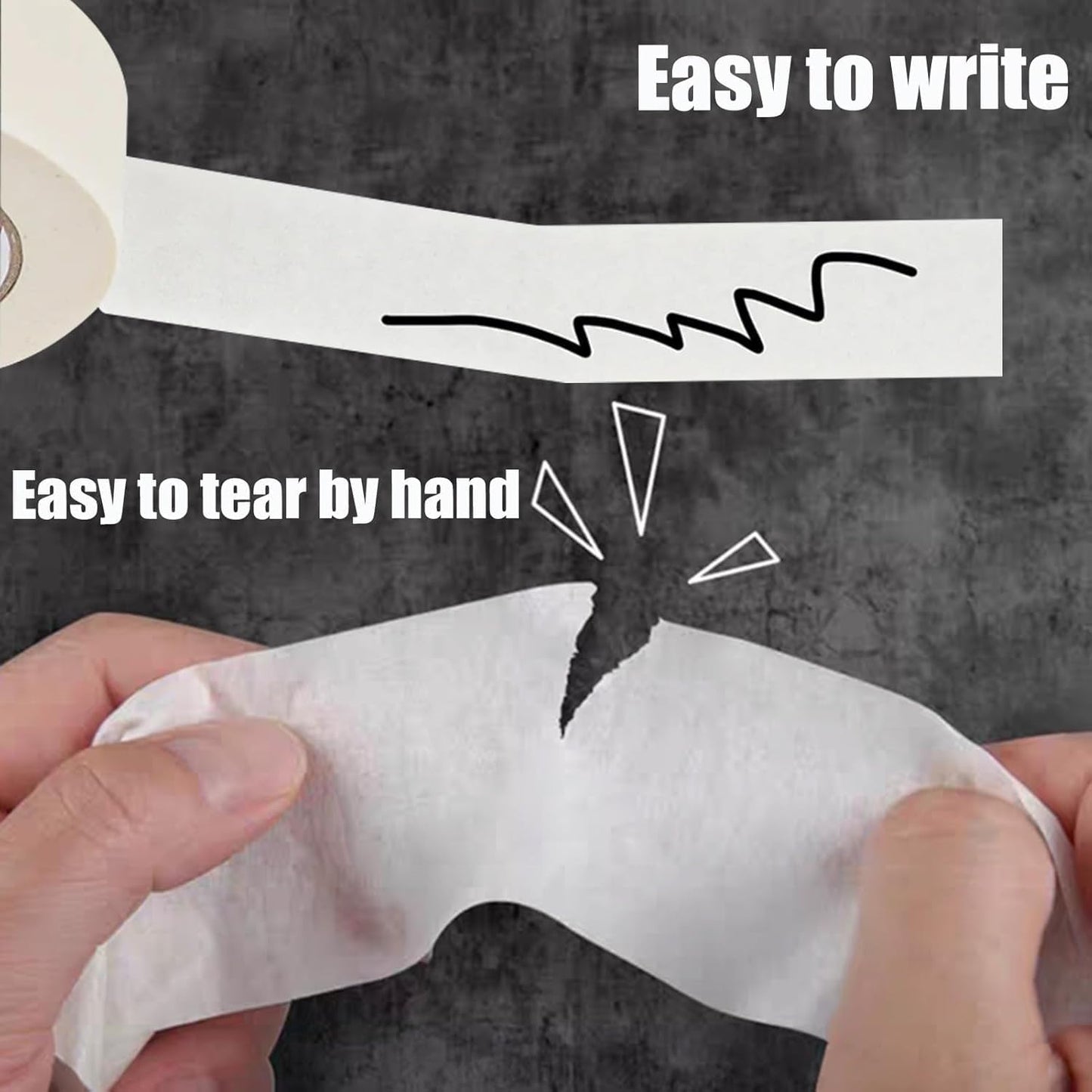 Valuxe Premium Masking Tape, 2 Inch X 20 Yards General Purpose Paper Tape For Painting, Labeling, Marking, Gardening, Packaging, Artworks, Schools, Office, Garage, Factory, Industrial Uses (6)