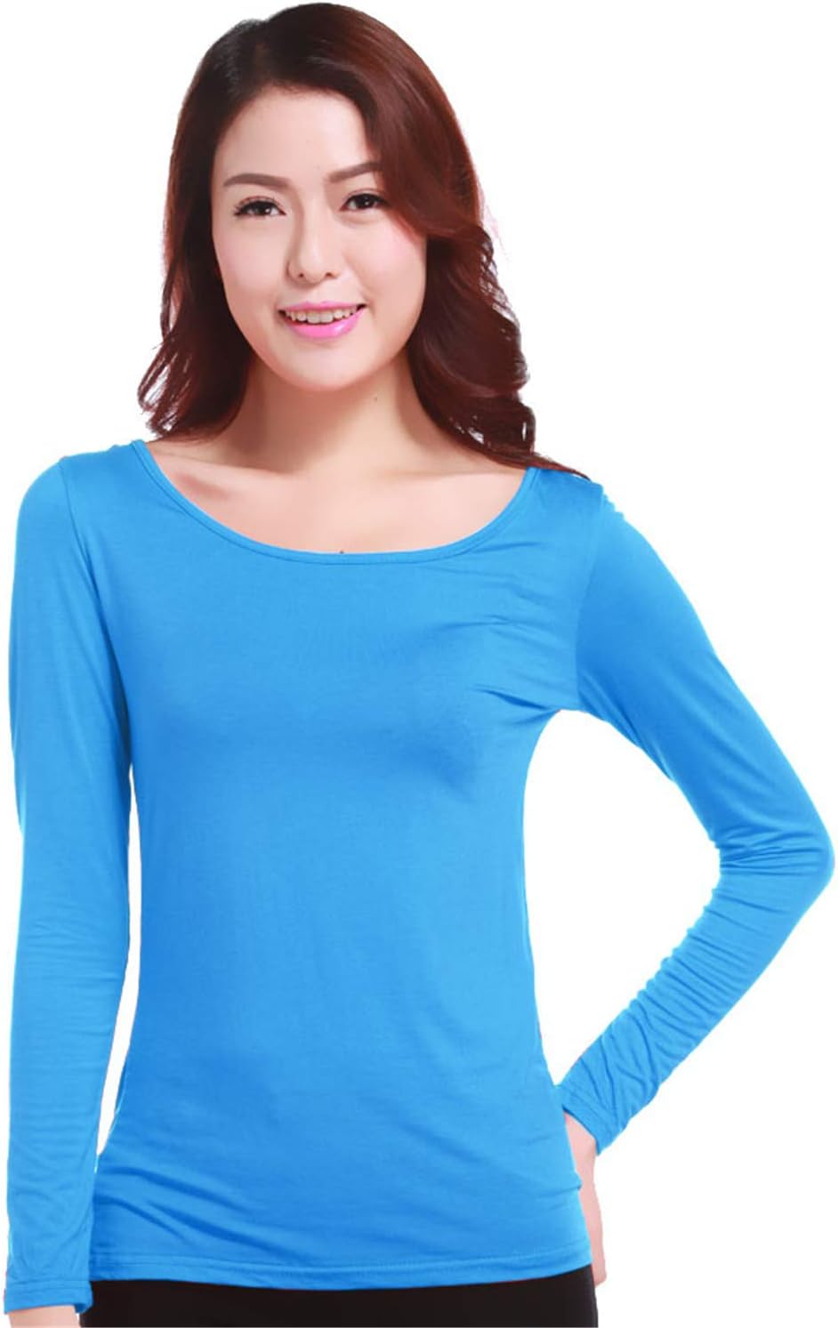 GladThink Womens Muslim T-shirt Long Sleeve Full-Length