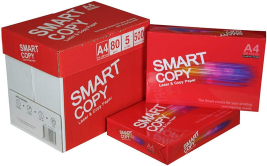 COM-FORT HOUSE Smart Copy A4 Laser & Copy Paper, 5X(500 Sheets) 80 Gsm
