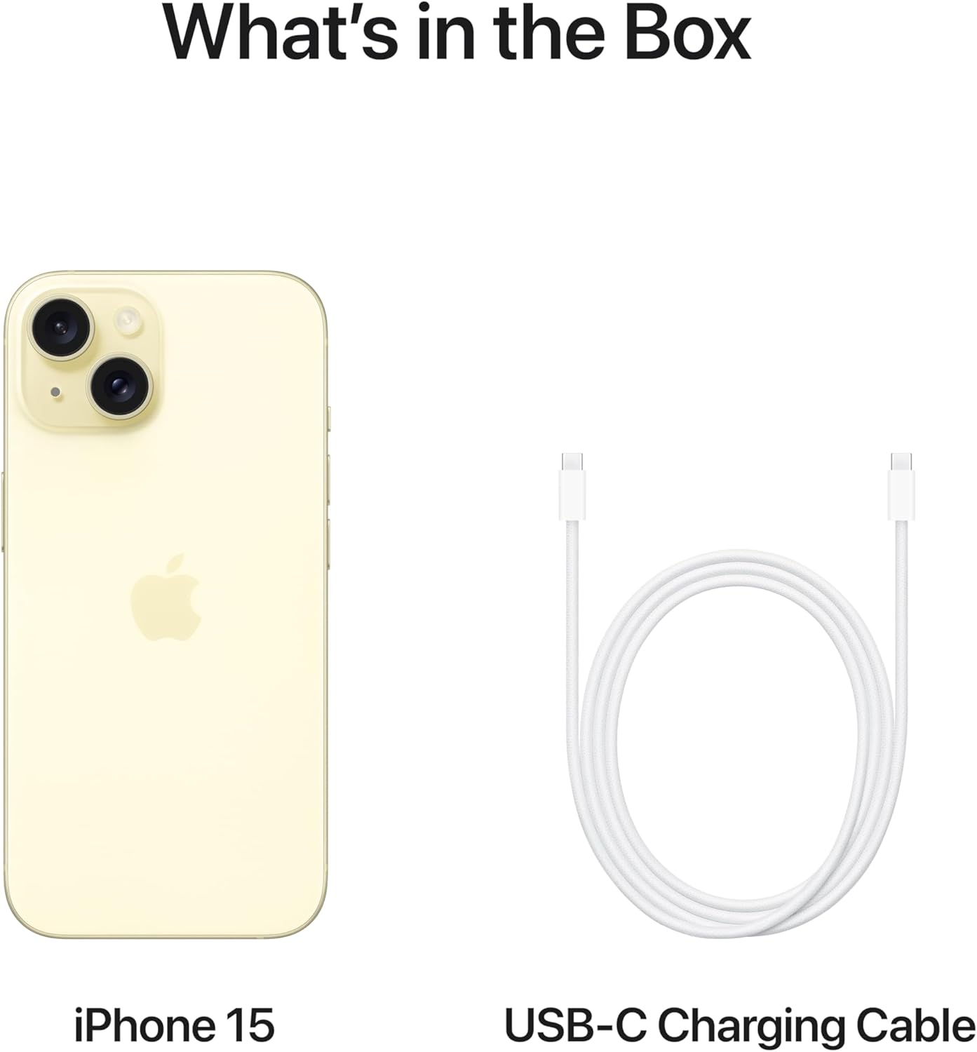 Apple iPhone 15 (128 GB) - Black