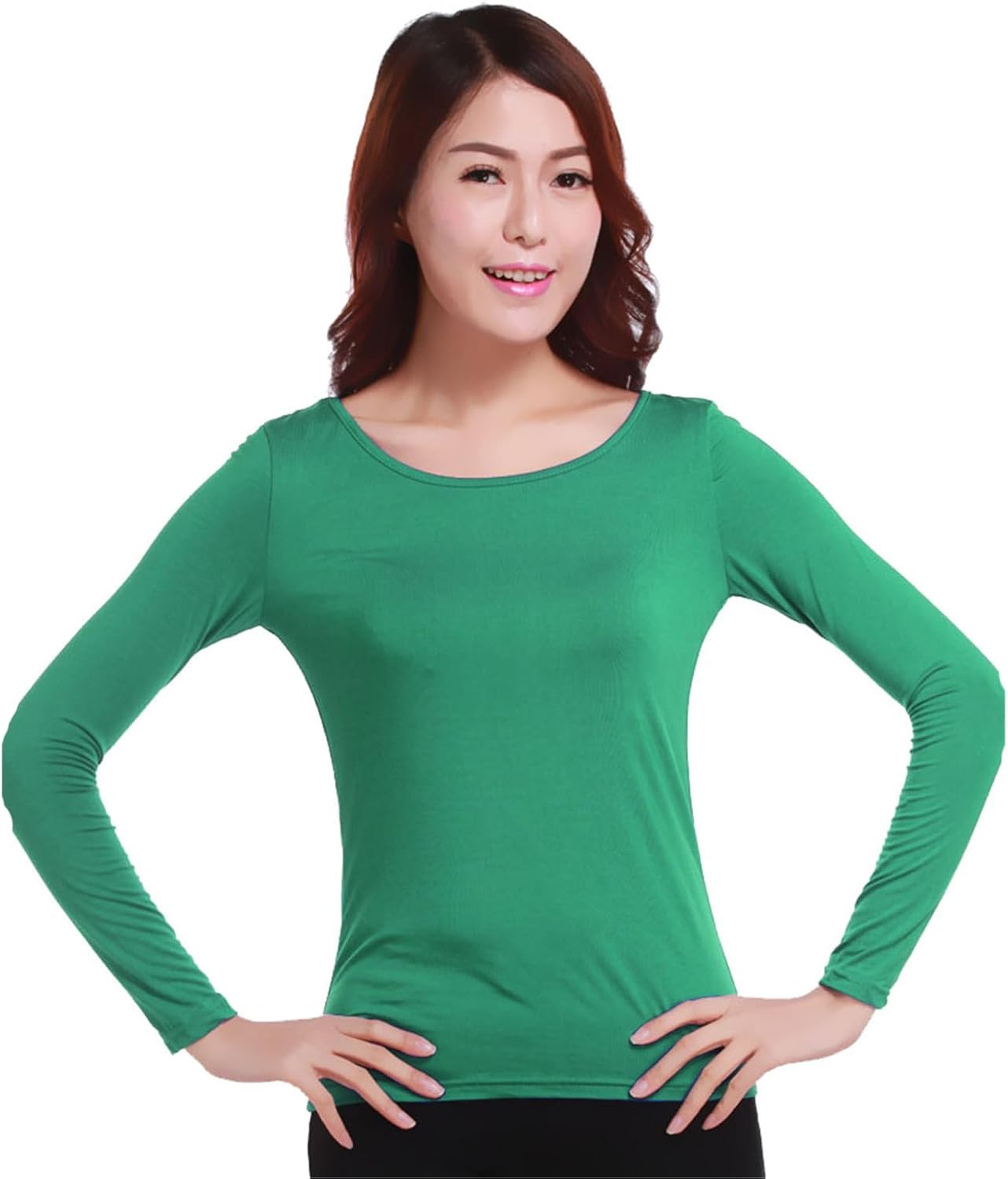 GladThink Womens Muslim T-shirt Long Sleeve Full-Length