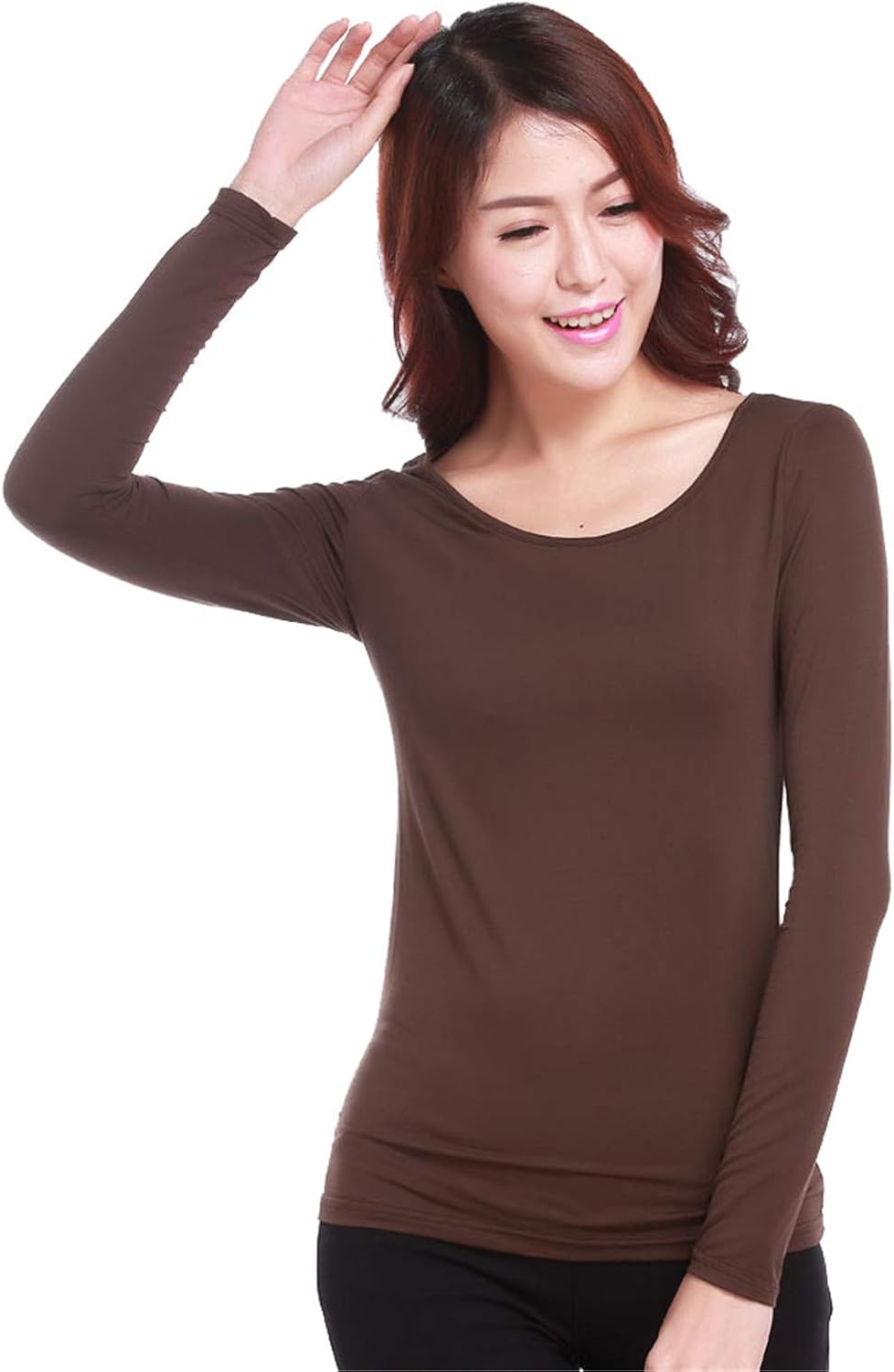 GladThink Womens Muslim T-shirt Long Sleeve Full-Length