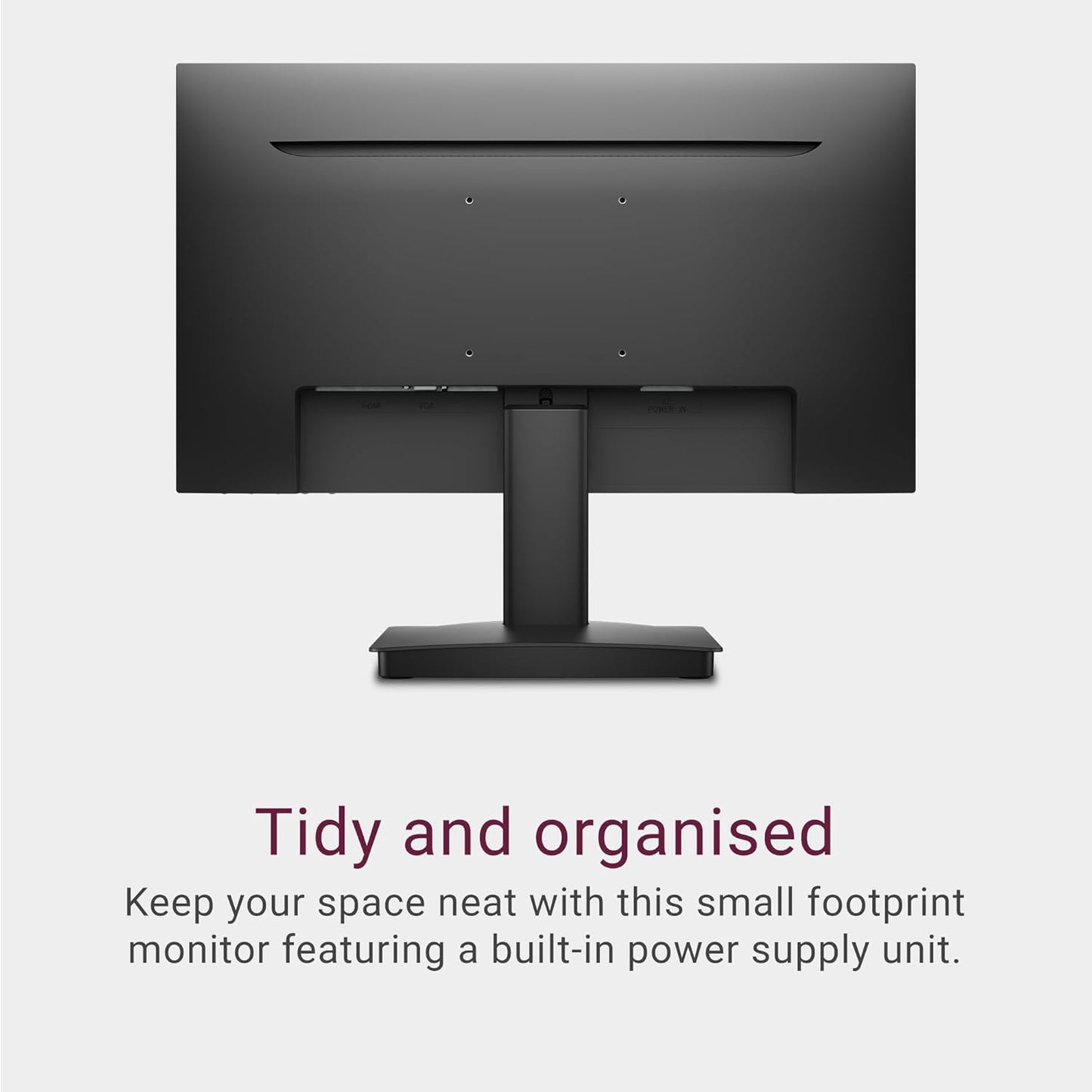 Dell 24 Monitor - SE2425HM, Full HD (1920x1080), 100Hz, IPS, 5ms, VESA (100x100mm), HDMI, VGA, 1 Year Warranty, Black