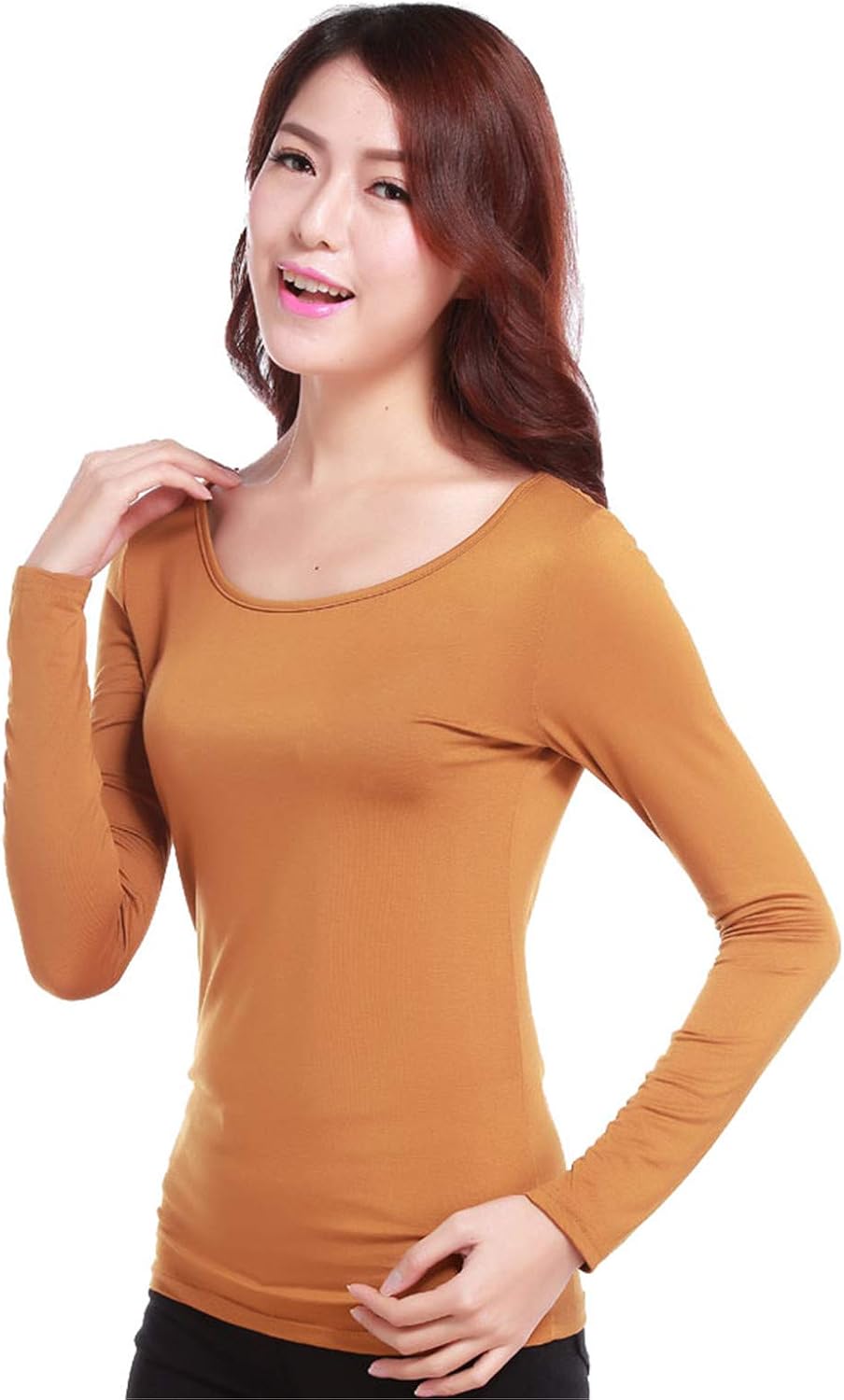 GladThink Womens Muslim T-shirt Long Sleeve Full-Length