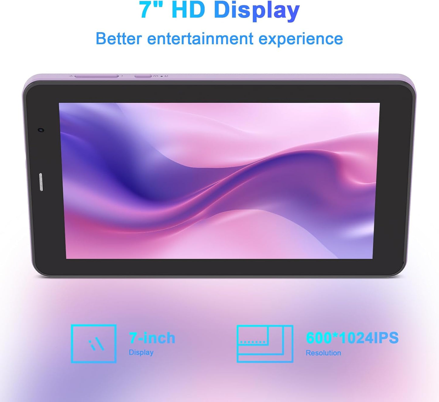 C idea 7 Inch Tablet,Android 13 Tablet,Quad Core Processor,8GB RAM 512GB ROM,512GB Expand,Dual Camera,Tablet with SIM, WiFi,Bluetooth,Case,StylusCM518 Pro (Green)