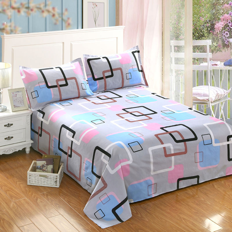 Single Double Bed Cartoon Bed Sheets Single Piece - souqmart