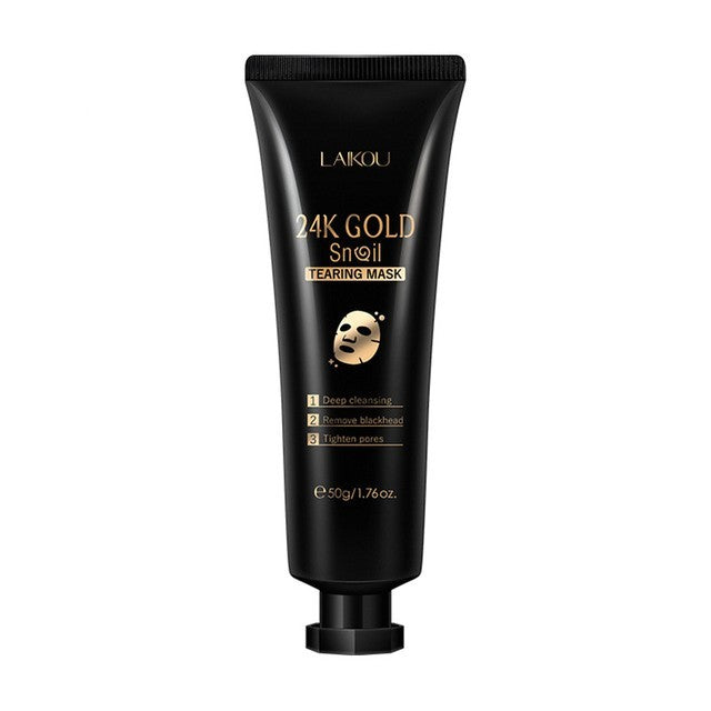 Gold Foil Snail Tear-Off Mask Hydrating - souqmart