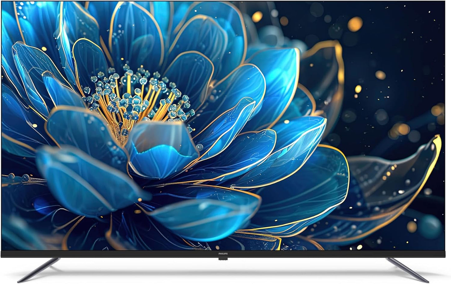 PHILIPS (FLAGSHIP MODEL) 65 INCH PREMIUM QLED GOOGLE SMART TV | WORLDWIDE WARRANTY | DOLBY VISION & ATMOS | ADVANCED IMAGE PROCESSOR | QLED GOOGLE SMART TV WITH ULTRA -ADVANCED FEATURES