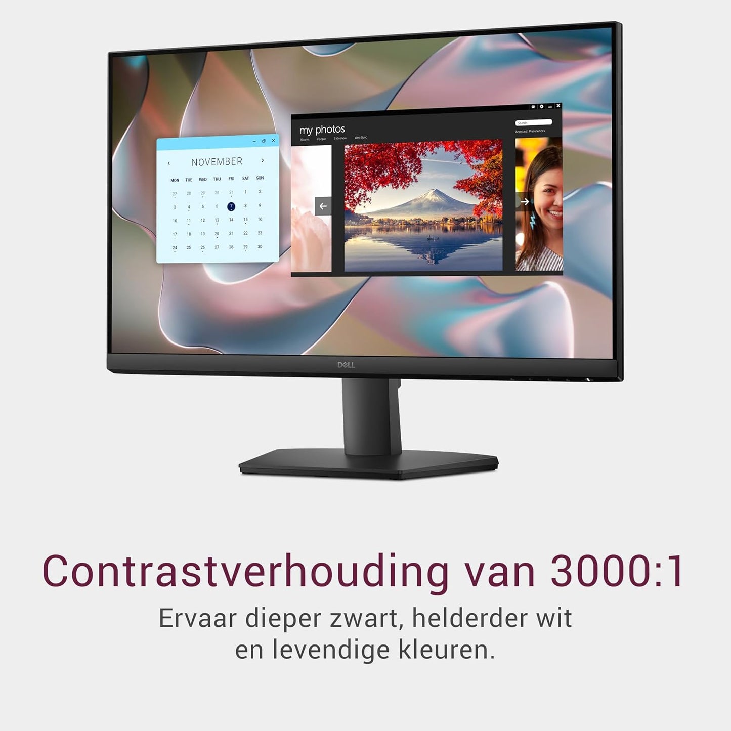 Dell 24 Monitor - SE2425HM, Full HD (1920x1080), 100Hz, IPS, 5ms, VESA (100x100mm), HDMI, VGA, 1 Year Warranty, Black