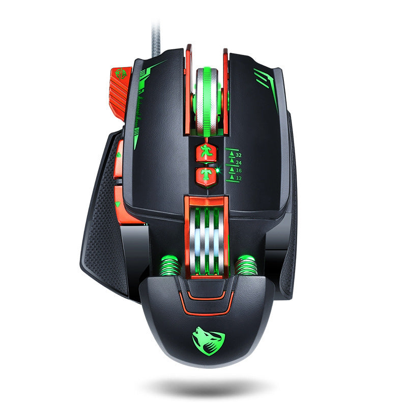 Thunder Wolf V9 gaming mouse gaming machine - souqmart