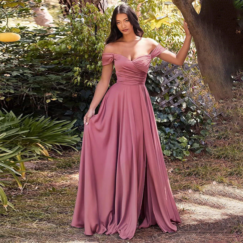 Banquet Temperament Concert Solo Bridesmaid Dress - souqmart