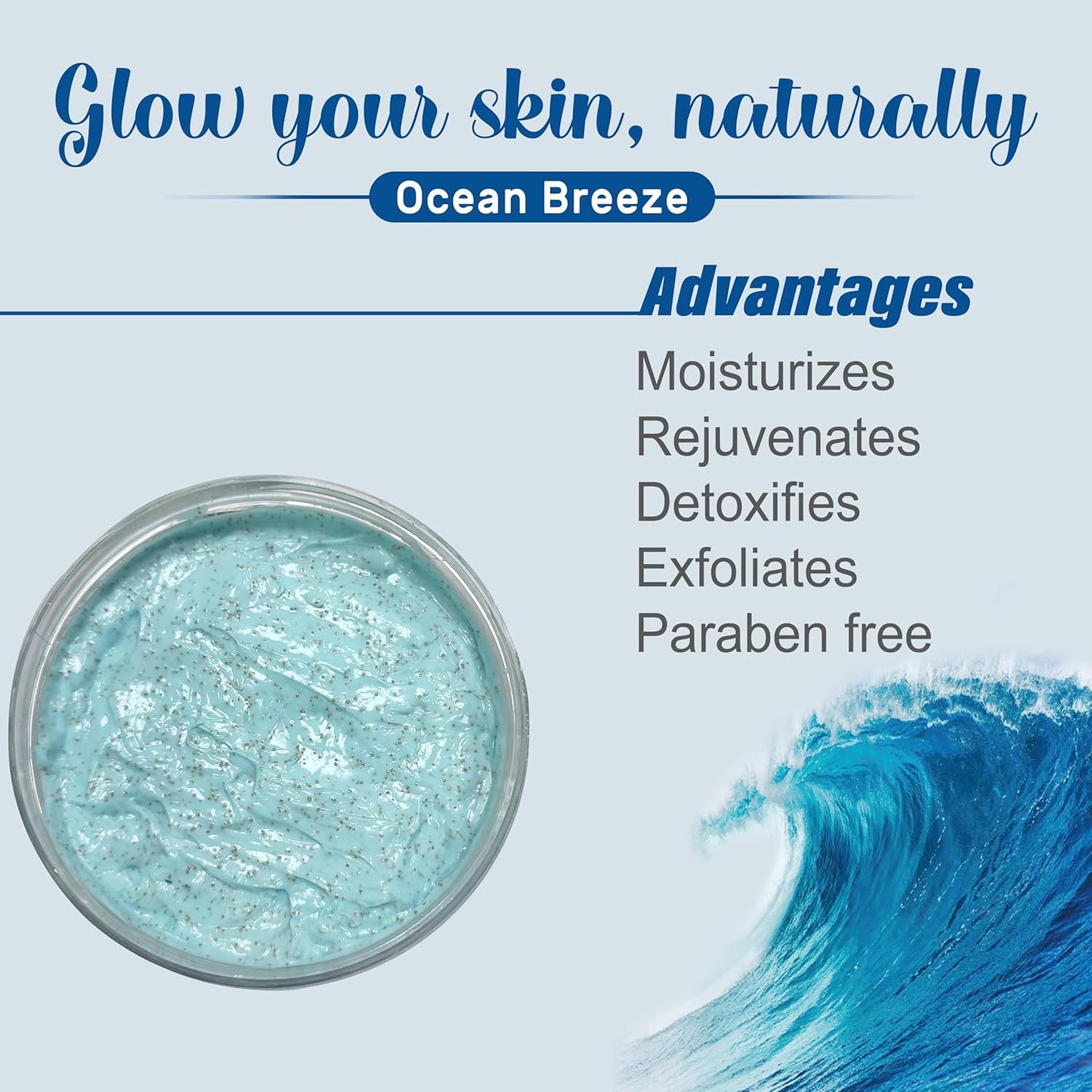 ECOLYTE+ Disinfectant La Parisienne Face Scrub, Deeply Exfoliates, Reveal Smooth & Beautiful Skin, Exfoliating Scrub, Facial Exfoliant, Moisturizing, Glowing Skin - (Sandalwood, 500 ml)