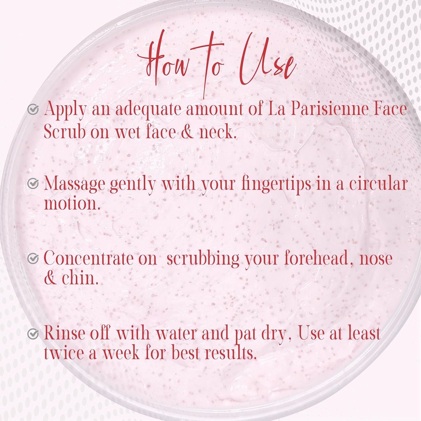 ECOLYTE+ Disinfectant La Parisienne Face Scrub, Deeply Exfoliates, Reveal Smooth & Beautiful Skin, Exfoliating Scrub, Facial Exfoliant, Moisturizing, Glowing Skin - (Sandalwood, 500 ml)