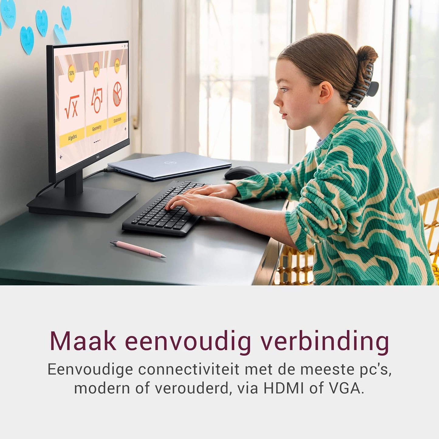 Dell 24 Monitor - SE2425HM, Full HD (1920x1080), 100Hz, IPS, 5ms, VESA (100x100mm), HDMI, VGA, 1 Year Warranty, Black