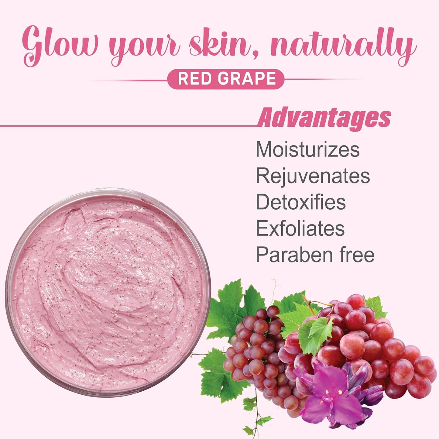 ECOLYTE+ Disinfectant La Parisienne Face Scrub, Deeply Exfoliates, Reveal Smooth & Beautiful Skin, Exfoliating Scrub, Facial Exfoliant, Moisturizing, Glowing Skin - (Sandalwood, 500 ml)