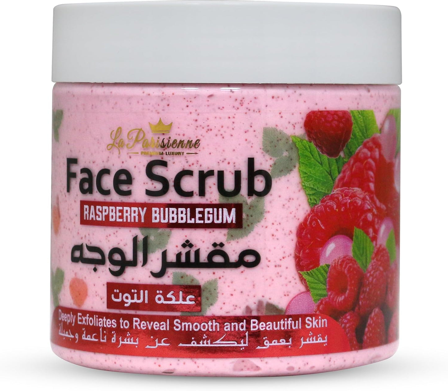 ECOLYTE+ Disinfectant La Parisienne Face Scrub, Deeply Exfoliates, Reveal Smooth & Beautiful Skin, Exfoliating Scrub, Facial Exfoliant, Moisturizing, Glowing Skin - (Sandalwood, 500 ml)