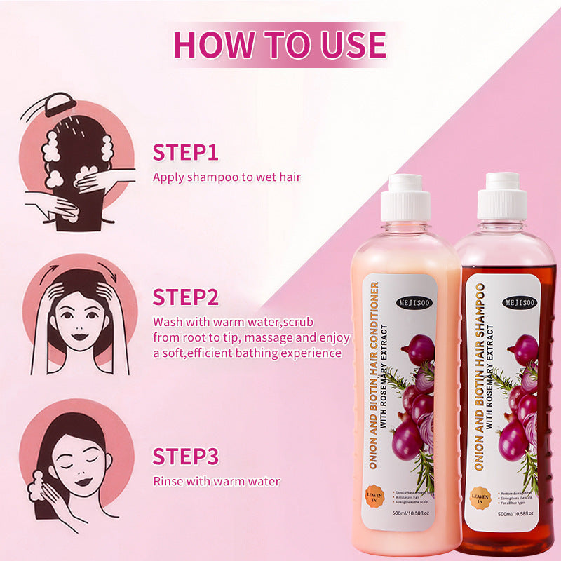 Onion Biotin Rosemary Shampoo Conditioner