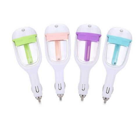 Car Humidifier Air Purifier Freshener Essential Oil Diffuser - souqmart