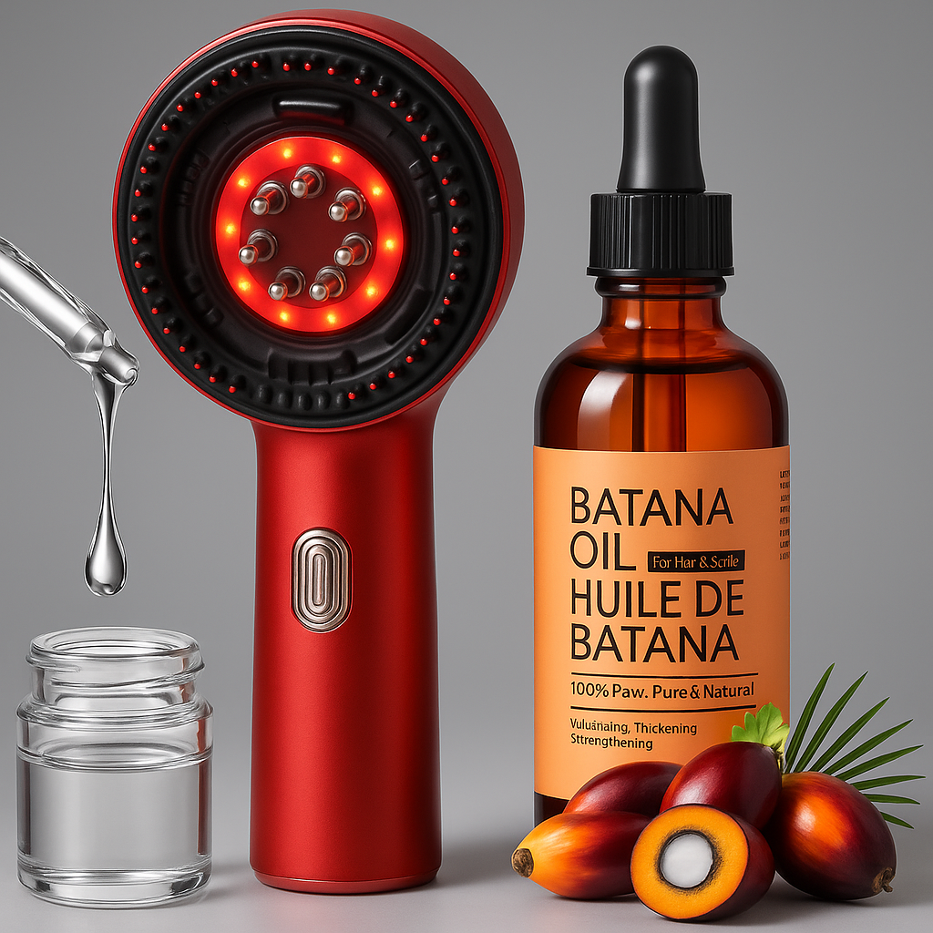 Scalp Therapy Comb – Red Light & Oil Applicator